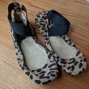 Lucky Leopard Brand Women Flats Shoes Size 8.5